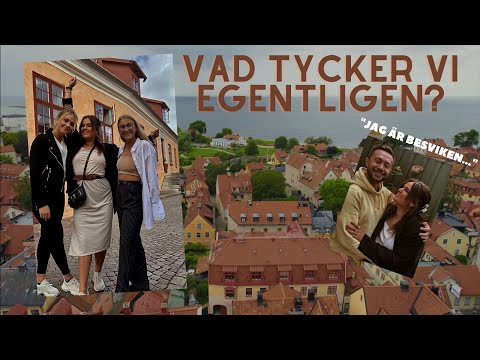 GOTLAND VLOGG!! - våran första video nånsin 🥳