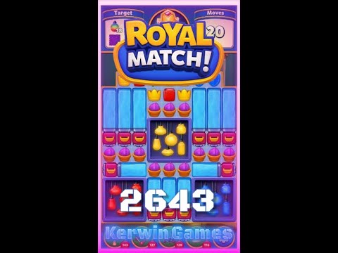Royal Match Level 2643 - No Boosters Gameplay