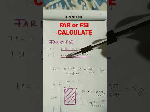 BUILDING FAR or FSI CALCULATION