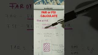 BUILDING FAR or FSI CALCULATION