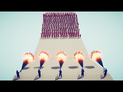 100x SAMURAI vs 5x EVERY GOD - Totally Accurate Battle Simulator