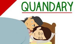 Difficult GRE Words - Quandary (Vocabulary Video)