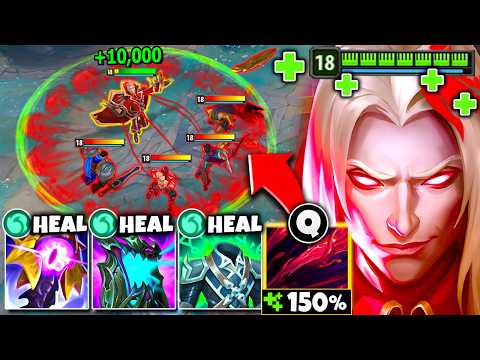 Vladimir but I can literally out-heal the entire enemy team 1v5 (INFINITE HEALING HACK)