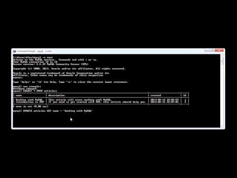 MySQL Updating Records