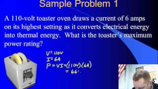 High School Physics - Electrical Energy and Power