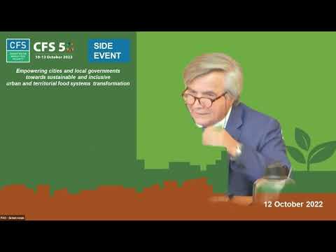 Sustainable and inclusive urban and territorial food systems transformation | CFS 50 Side Event 13