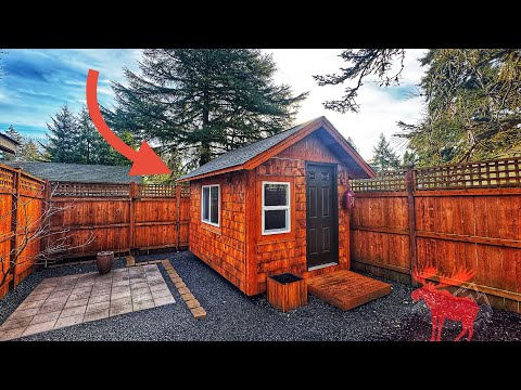 Einfache Isolierung + Grundausstattung an Strom: Bau eines coolen Gartenhäuschen-Studios