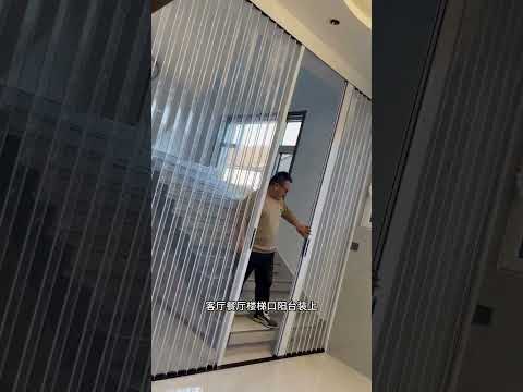 #Staircase folding door #Sliding door #Folding door #Partition #Air conditioner How to install