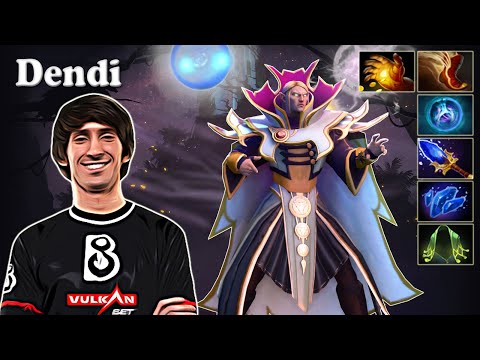 Dendi - Invoker Midlane | Dota 2 7.29c Gameplay