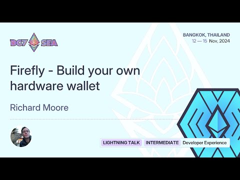 Firefly - Build your own hardware wallet preview