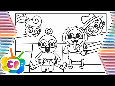 Long Legs Family coloring pages/Mommy long legs coloring pages/Cartoon - On & On [NCS Release]