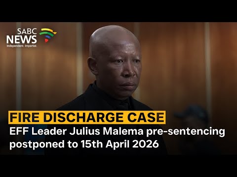 EFF Leader Julius Malema pre-sentencing postponed to 15th April 2026