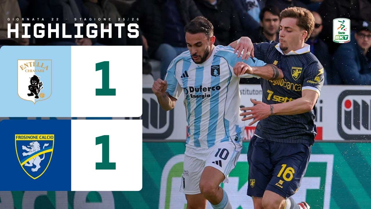 Virtus Entella vs Frosinone Highlights