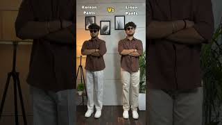Download lagu Korean VS Linen pant for men ✨ #fashion #formal #short mp3