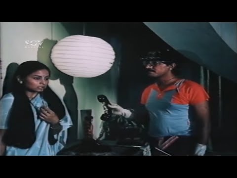 Devaraj came to blind women home | Kannada Super Thriller Scenes from Mavalli Circle Movie