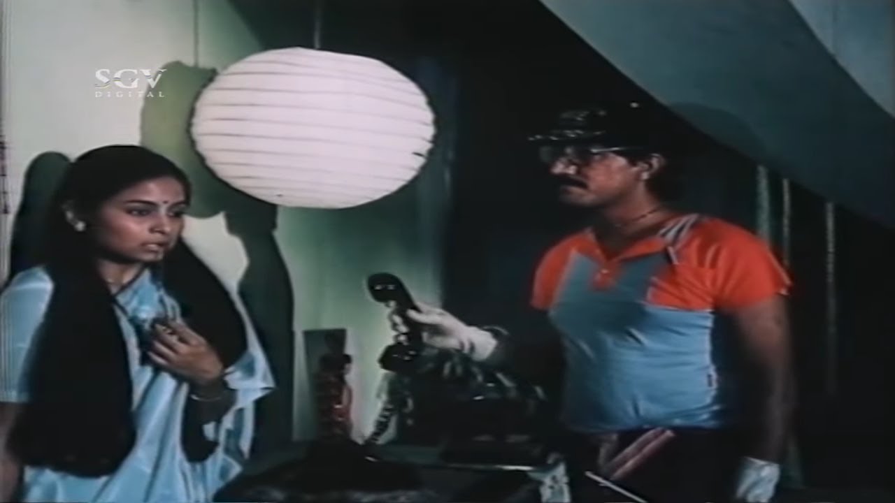 Devaraj came to blind women home | Kannada Super Thriller Scenes from Mavalli Circle Movie