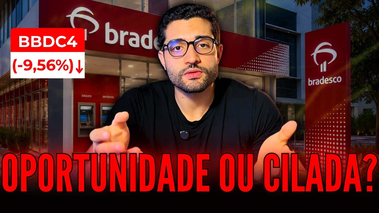 O BRADESCO ESTÁ BARATO MESMO OU TEM ALGUM RISCO OCULTO QUE VOCÊ DEVERIA SABER? BBDC3 OU BBDC4?