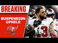 Mike Evans' 1-game suspension UPHELD by the NFL [Instant Reaction] | CBS Sports HQ