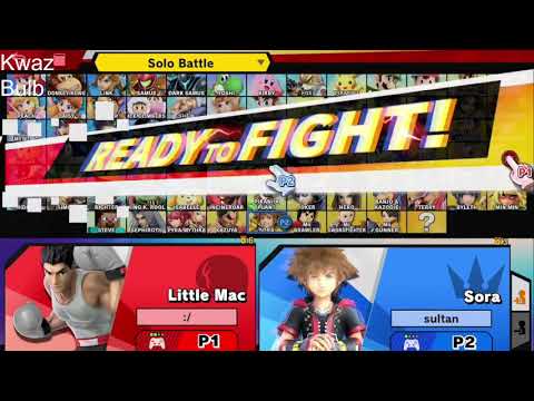 Kwaz (Little Mac) vs Sultan (Sora)