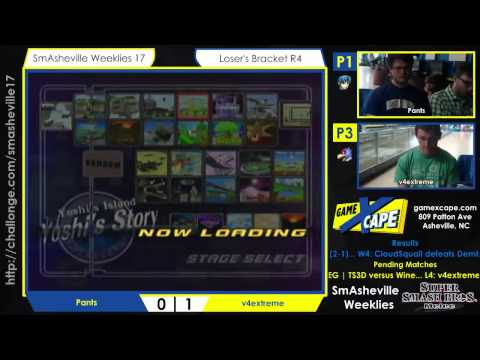 SW17 Losers' R4 - v4extreme (Falco) vs Pants (Fox/Marth)