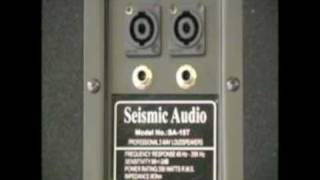 Video thumbnail for Seismic Audio SA-15T by Seismic Audio