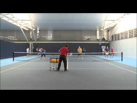 Cardio Tennis - Drills - Three Volley Across