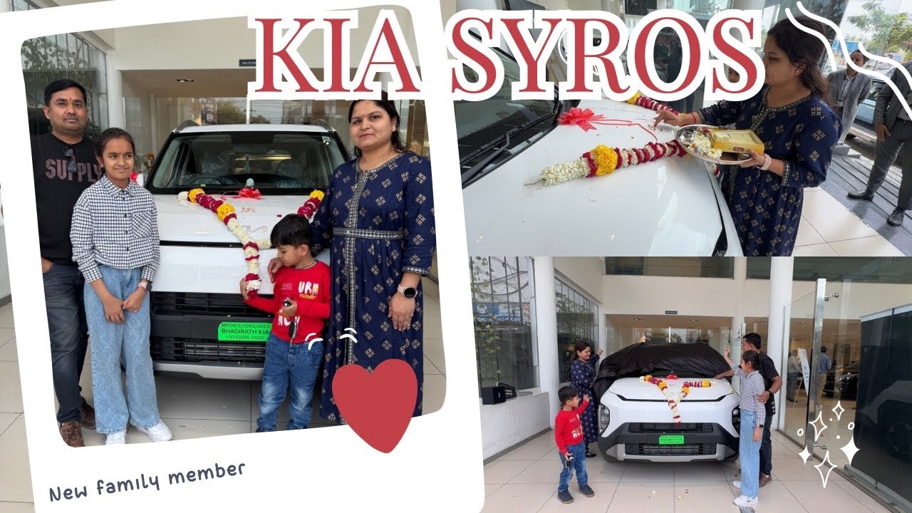 Taking Delivery of My New Kia Syros HTK Plus🤩
