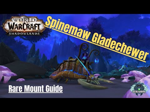 Spinemaw Gladechewer Rare Mount Guide | Wow Shadowlands Mount | 100% Drop |