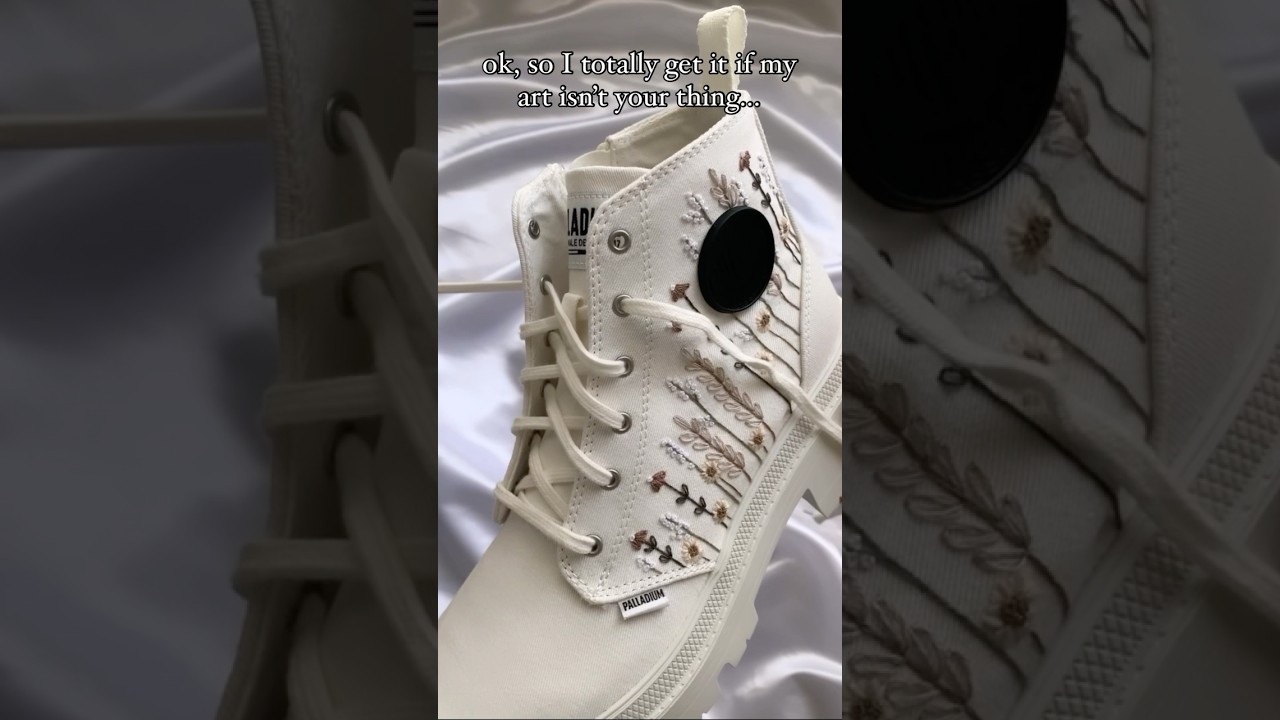 is my art your thing?🥹🤭🪡🧵 #embroidery #handmade #art #artist #custom #craft #fashion