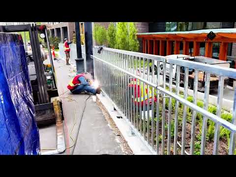 How Steel Bike Guardrails Are Fabricated and Installed, West Vancouver