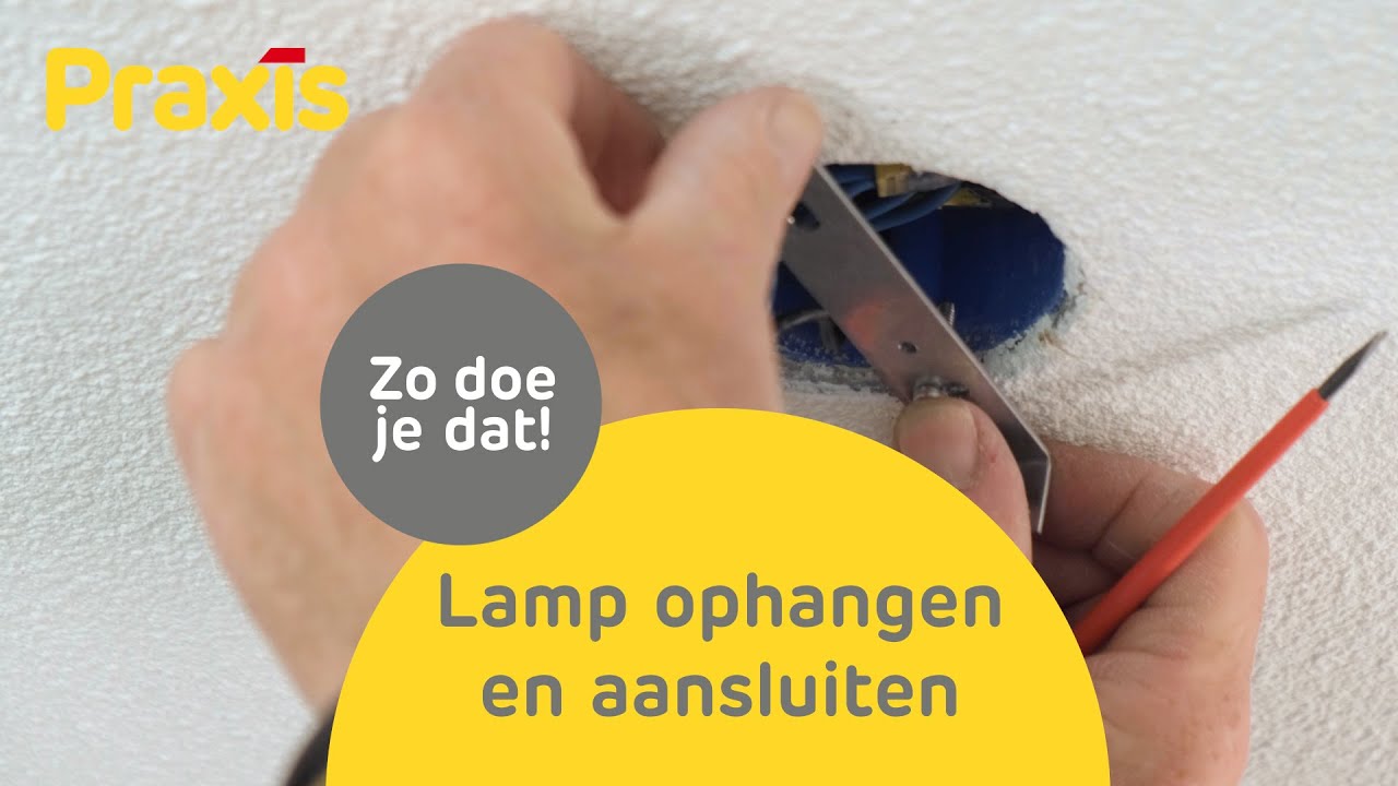 Hoe kun je zelf een lamp ophangen en aansluiten?