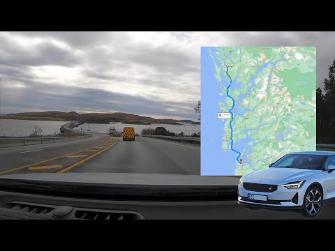 A spring drive from Bergen to Stavanger and then returning to Bergen, Norway 4K