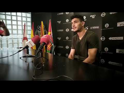 Rueda de prensa Miquel Jaume C. E. L'Hospitalet - U. E. Sants