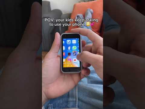 The perfect phone for kids ❤️ #iphone #smartphone #miniphone #phone #cellphone #tech #apple