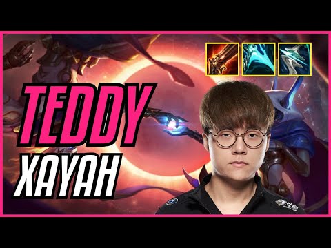 TEDDY - XAYAH vs SAMIRA ADC - KR GRANDMASTER - PATCH 11.10