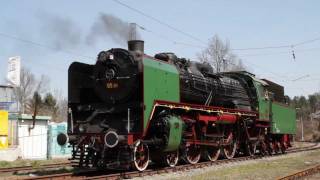 preview picture of video 'Bulgarian State Railways Class 05.01 locomotive details; Bankya Station, April 01, 2011'
