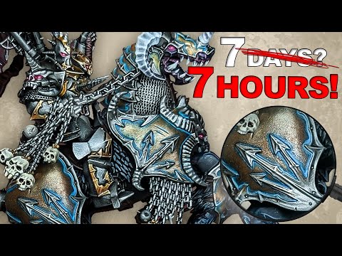 DRYBRUSH Your Metallics! - Games Workshop's scheme in a fraction of the time.