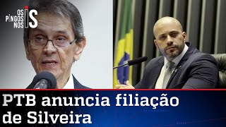 Roberto Jefferson acolhe Daniel Silveira no PTB