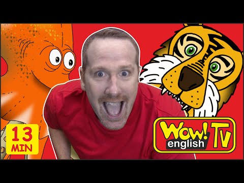 Funky Monkey Story for Kids from Steve and Maggie, Where is the Ball | Learn Speaking Wow English TV