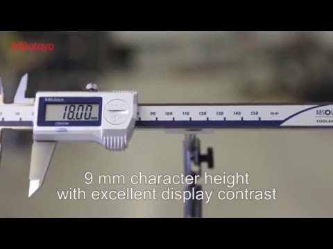 Mitutoyo Absolute Coolant Proof Digimatic Caliper, 0 to 150 mm (0 to 6 inch) Range, IP67, 500-752-20 video thumbnail