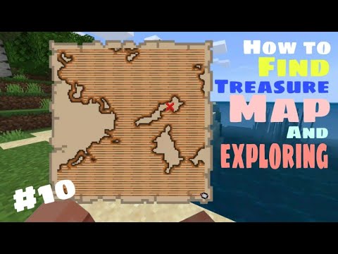 Bharu gamer - Minecraft: How to find Treasure map and exploring (Hindi) [Minecraft Ep 10]