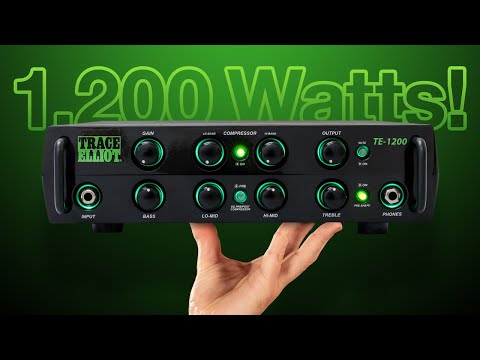 Trace Elliot TE-1200 1200-Watt Bass Amp Head - Black image 8