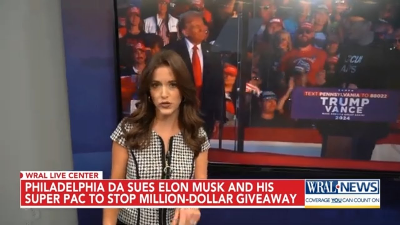 Philadelphia DA sues Elon Musk and his super PAC over $1M sweepstakes