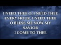 I Need Thee Bishop Morton Lyrics