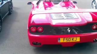 preview picture of video 'Supercar Run including a Ferrari F50 @ Silverstone'