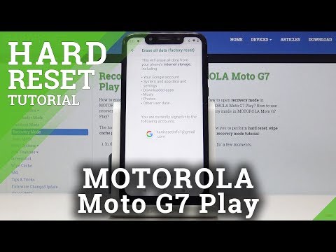 How to Hard Reset Motorola Moto G7 Play - Factory Reset / Wipe Data