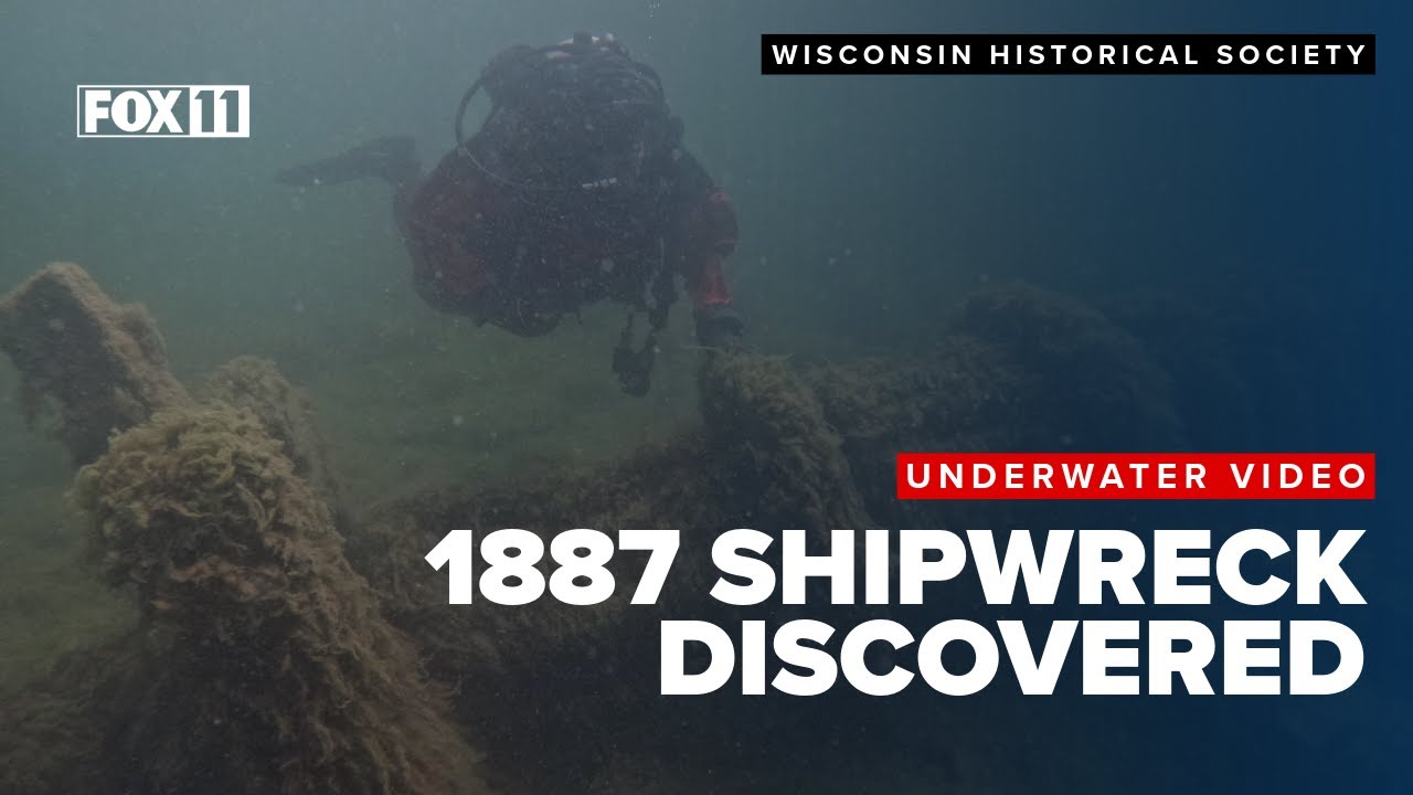 Historic 1867 Shipwreck 'Frank D. Barker' Discovered Off Door County Coast
