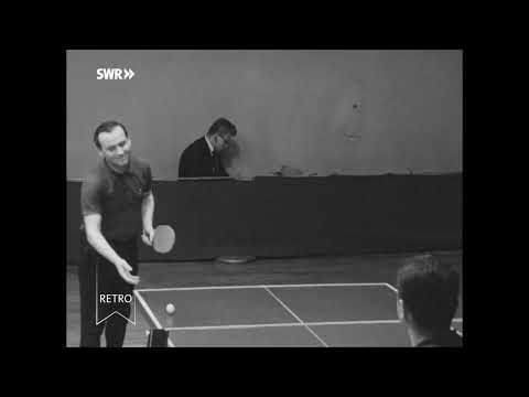 SWR Retro – Abendschau: Tischtennis Oberliga - Sportbund Stuttgart - TSV Milbertshofen 07.11.1965