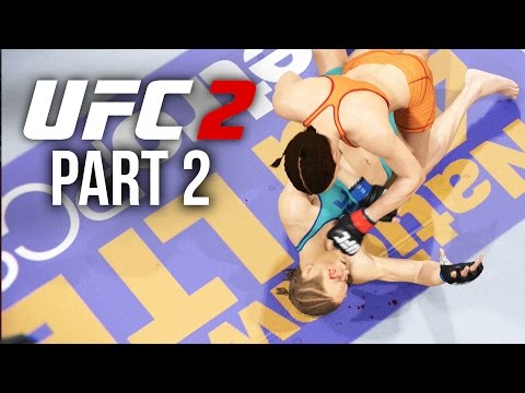 UFC 2 Gameplay Walkthrough Part 2 - THE FINAL  (FEMALE Career Mode)