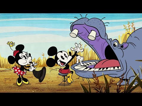 【アニメで英語】サファリで大興奮！　（Safari So Good | A Mickey Mouse Cartoon | Disney Shorts）